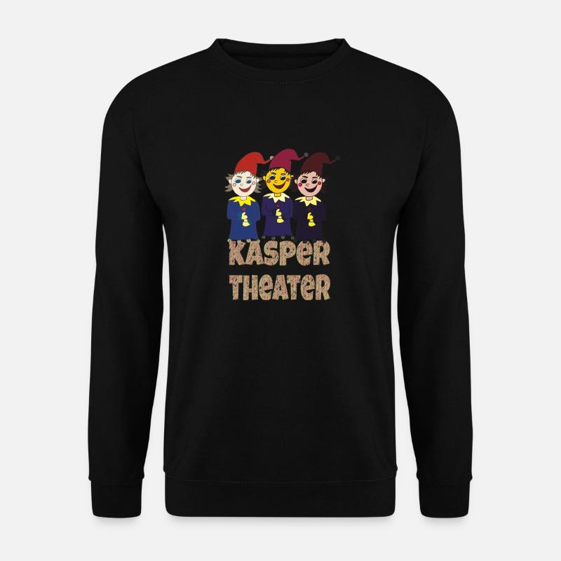 kaspertheater - Unisex Pullover - Schwarz