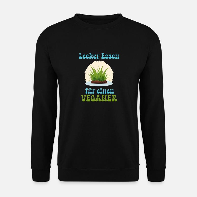 T-Shirt für Veganer - Unisex Pullover - Schwarz