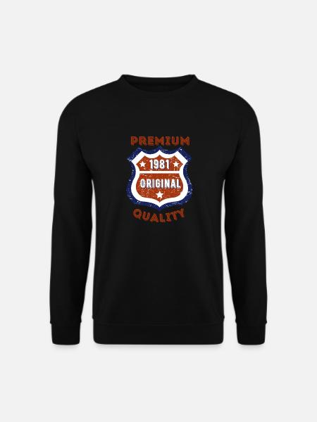 Premium quality 1981 - Unisex Sweatshirt - black