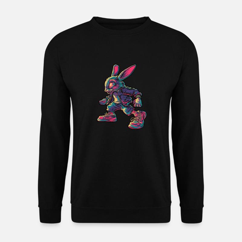 Rabbit - Unisex Sweatshirt - black
