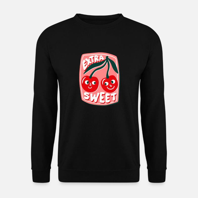 cherrys extra sweet - Unisex Sweatshirt - black