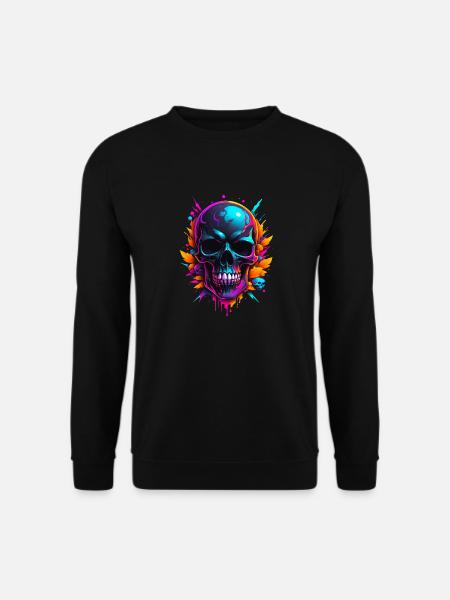 Crâne - Sweat-shirt Unisexe - noir