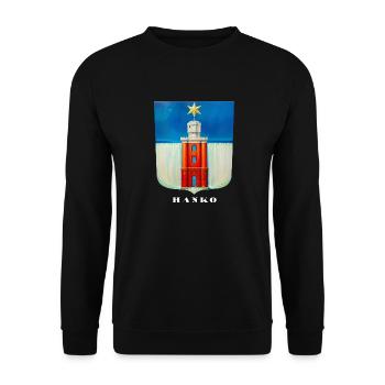 Hanko - Port dreams - Unisex Sweatshirt - black - Front - Alina (178cm) & Michal (187cm)