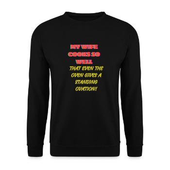 T-shirt rigolo pour un cadeau, style rétro. - Sweat-shirt Unisexe - noir - Devant - Alina (178cm) & Michal (187cm)