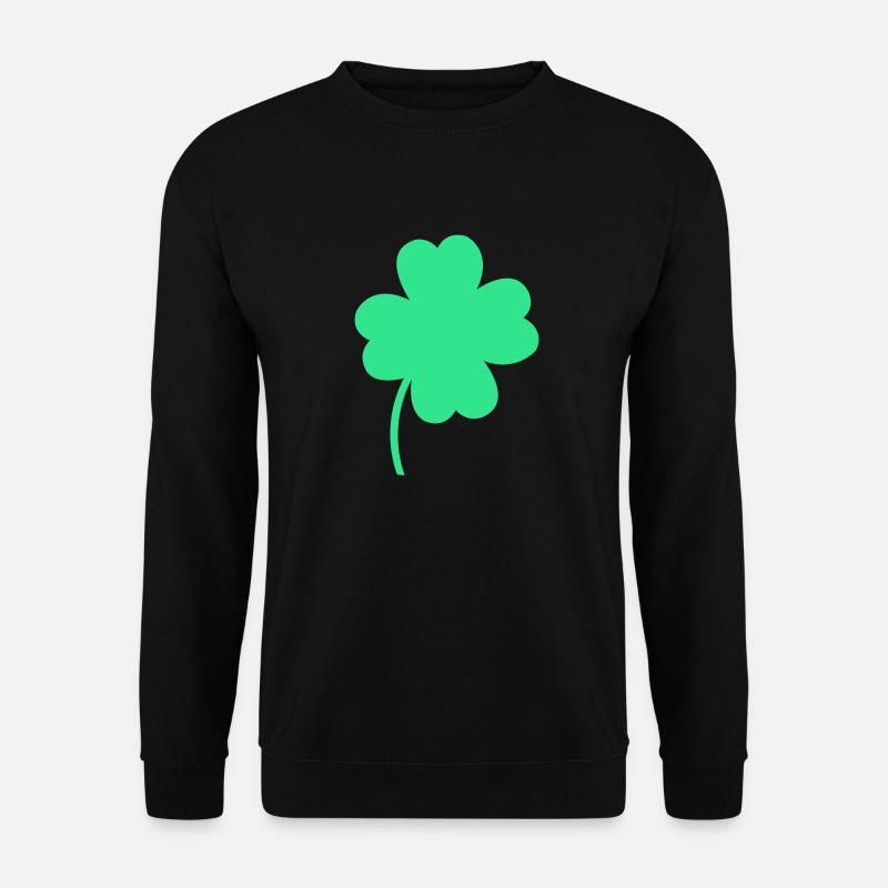 kleeblatt - Unisex Pullover - Schwarz