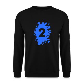 Blobs 2 - Unisex Sweatshirt - black - Front - Alina (178cm) & Michal (187cm)