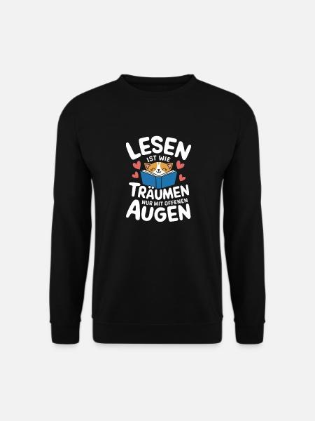 Katze Katzen Liebhaber Katzenbesitzer Kätzchen - Unisex Pullover - Schwarz