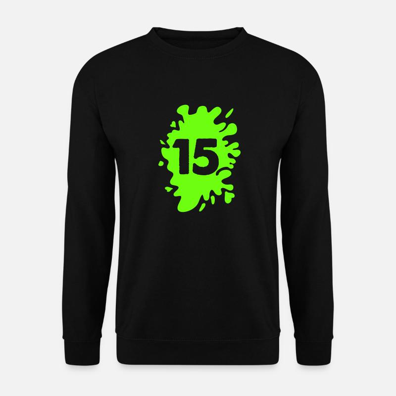 klecks 15 - Unisex Pullover - Schwarz