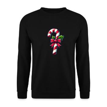 Zuckerstange - Unisex Pullover - Schwarz - Vorne - Alina (178cm) & Michal (187cm)