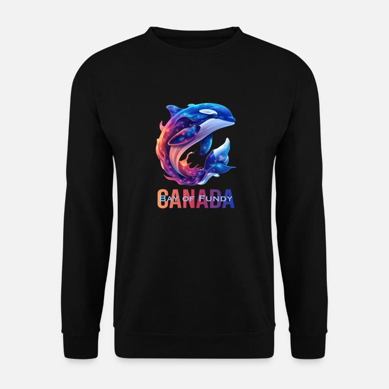 Orca Bay of Fundy - Unisex Pullover - Schwarz