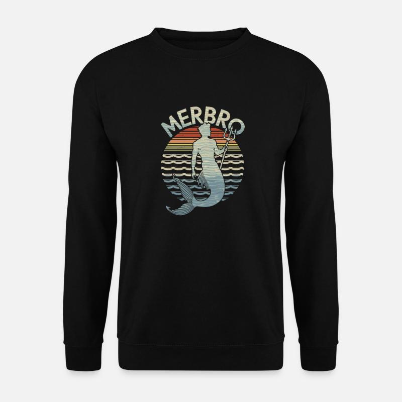 Merbro - Leben wie ein Wassermann - Unisex Pullover - Schwarz