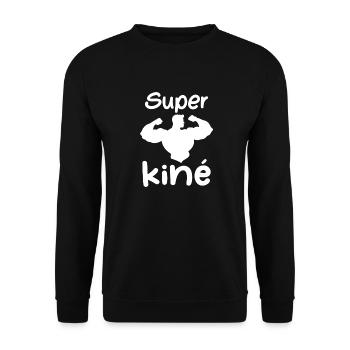 Super kiné - Sweat-shirt Unisexe - noir - Devant - Alina (178cm) & Michal (187cm)