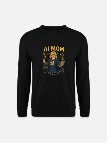 Magic AI MOM Blonde - Unisex Pullover - Schwarz