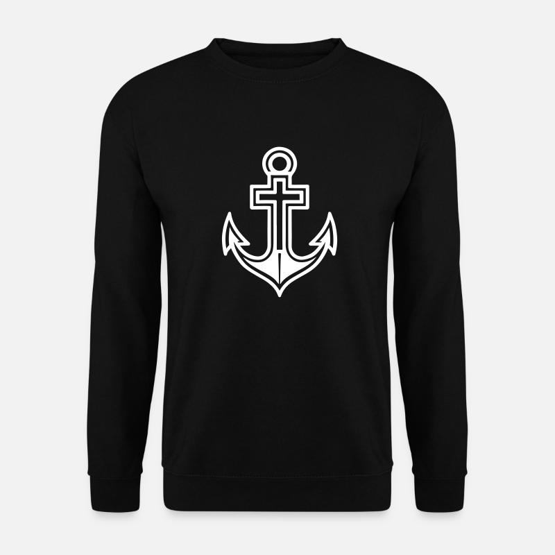 Anker Symbol - Unisex Pullover - Schwarz