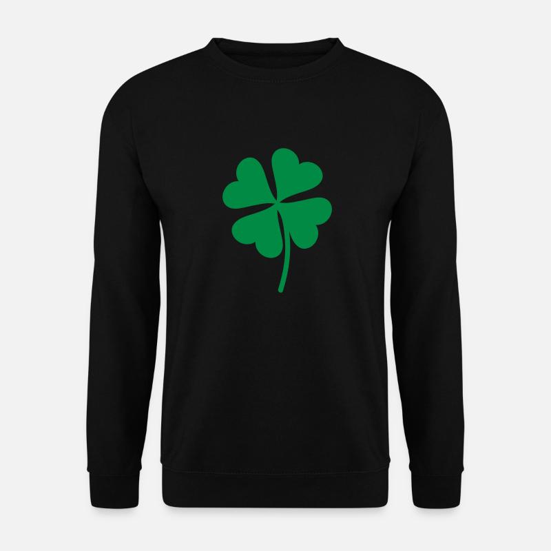 Glücksklee - Unisex Pullover - Schwarz