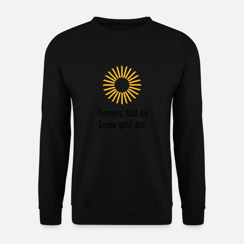 Pommes Frites - Unisex Pullover - Schwarz