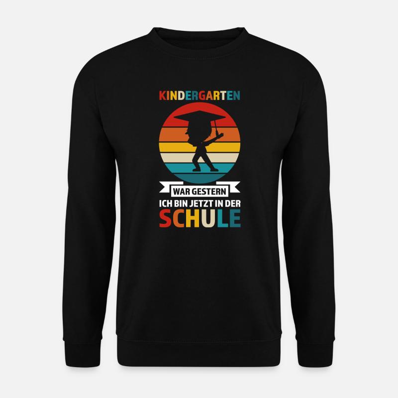 Schulkind Anfang Einschulung Geschenk - Unisex Pullover - Schwarz