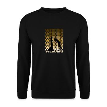 Mariage - Sweat-shirt Unisexe - noir - Devant - Alina (178cm) & Michal (187cm)