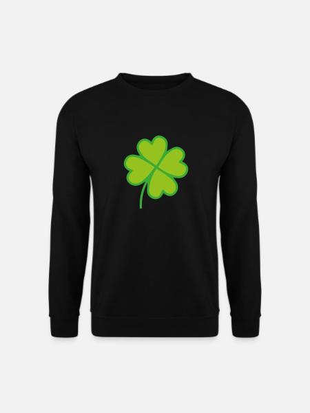Lucky Clover - Unisex Sweatshirt - black