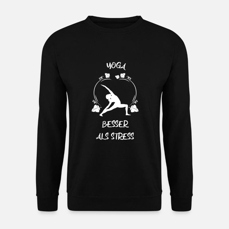 Yoga - Unisex Pullover - Schwarz