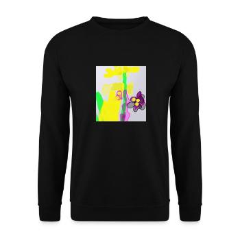 Edgar louis - Unisex Pullover - Schwarz - Vorne - Alina (178cm) & Michal (187cm)
