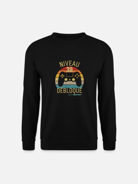 Niveau 39 Débloqué - Sweat-shirt Unisexe - noir
