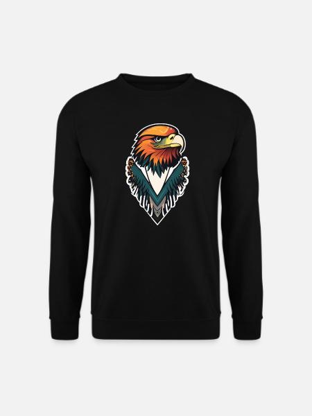 Adler - Unisex Pullover - Schwarz