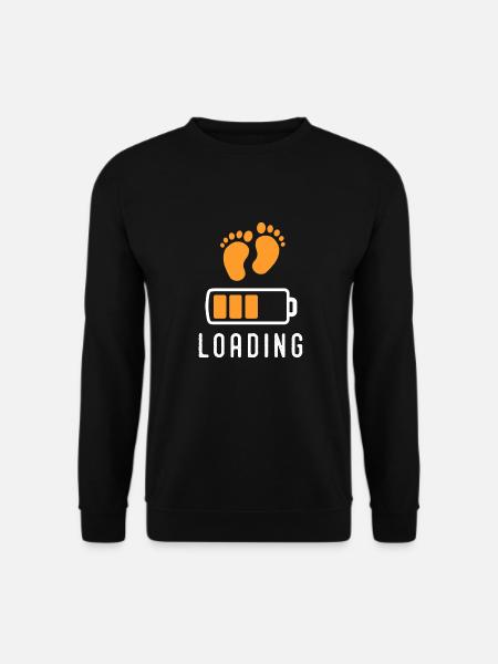 FUTURE PAPA MOTHER birth - Unisex Sweatshirt - black