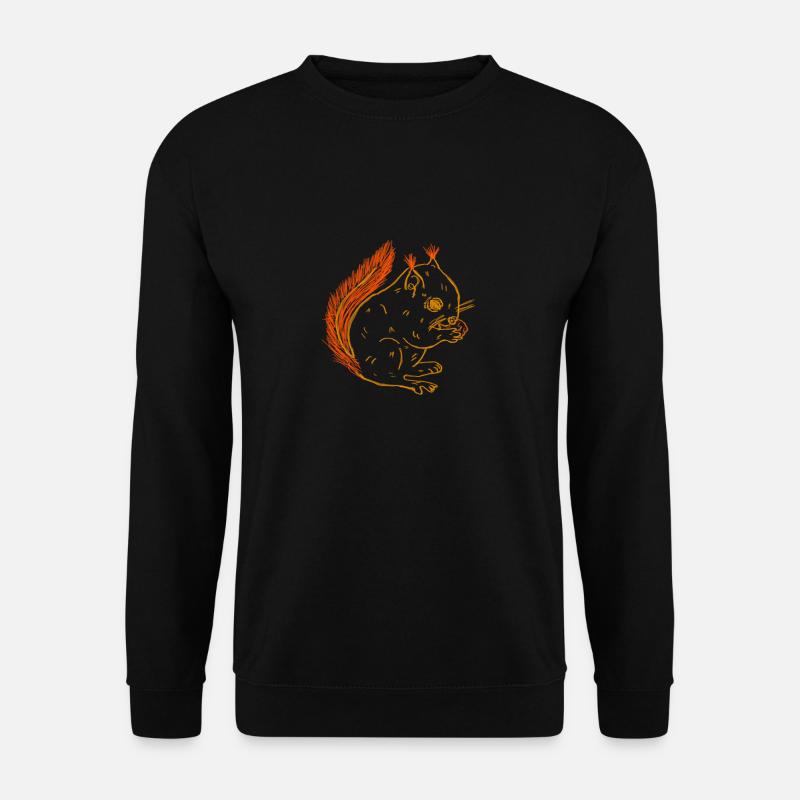 Squirrel - Unisex Sweatshirt - black