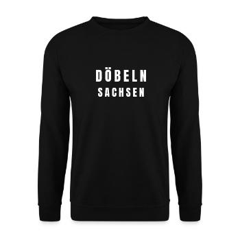 Döbeln, Saxe - Sweat-shirt Unisexe - noir - Devant - Alina (178cm) & Michal (187cm)