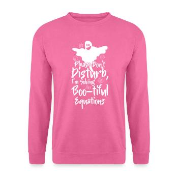 Professeur de mathématiques Halloween Boo-tiful Equations Nerd - Sweat-shirt Unisexe - rose - Devant