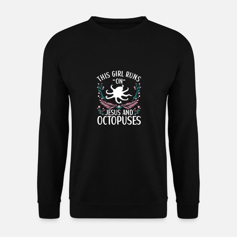 Octopus Outfit Octopus Octopus - Unisex Sweatshirt - black