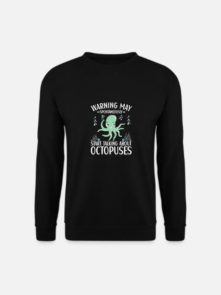 Octopus Outfit Octopus Octopus - Unisex Sweatshirt - black
