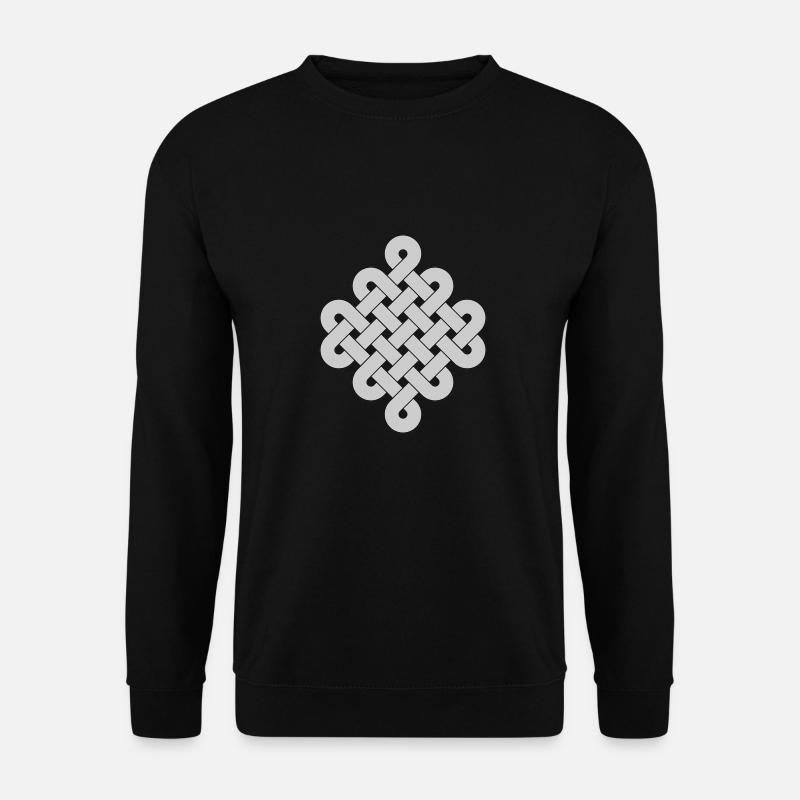 keltischer Knoten - Unisex Pullover - Schwarz