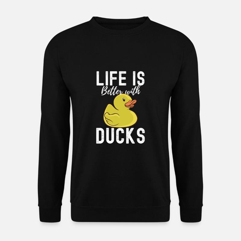 Ente - Unisex Pullover - Schwarz