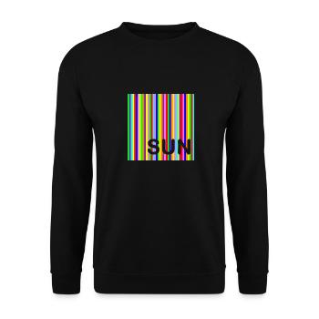 Party Sun - Unisex Pullover - Schwarz - Vorne - Alina (178cm) & Michal (187cm)