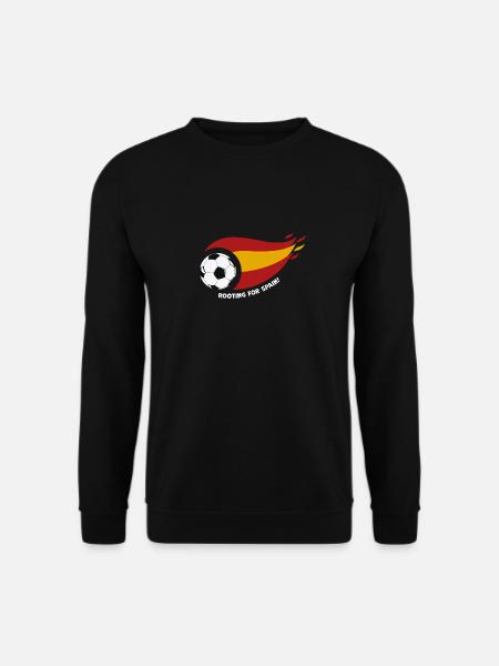Rooting for Spain - Unisex Sweatshirt - black