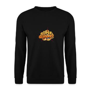 Gerhard - Sweat-shirt Unisexe - noir - Devant - Alina (178cm) & Michal (187cm)