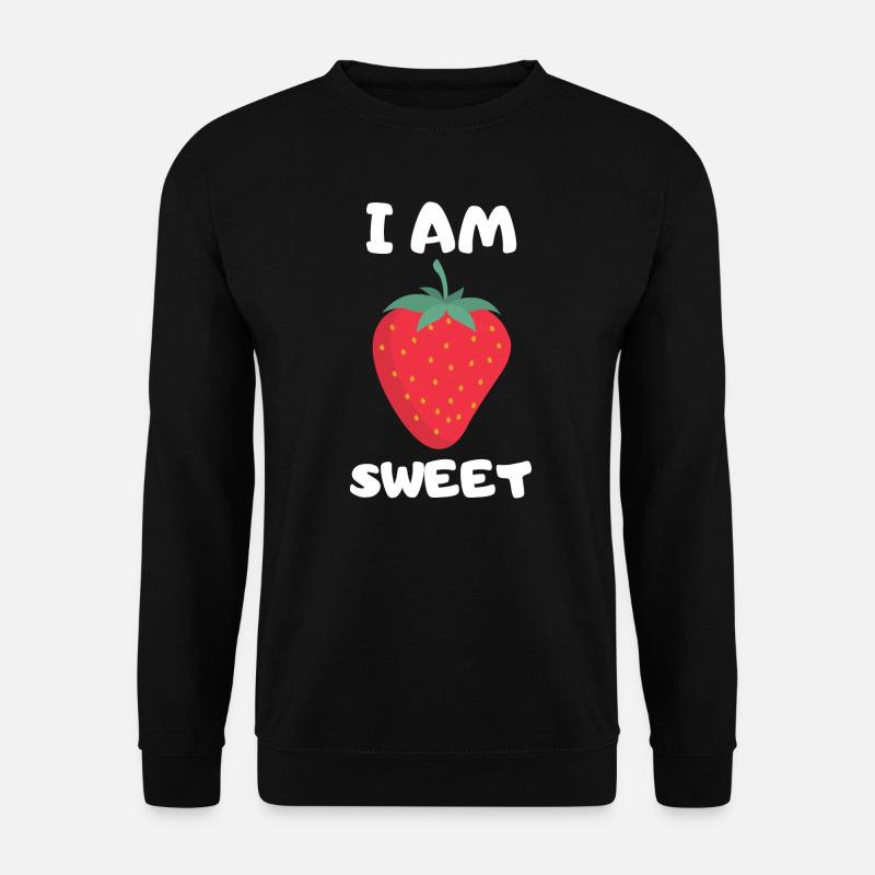 I am sweet - Design - Unisex Pullover - Schwarz