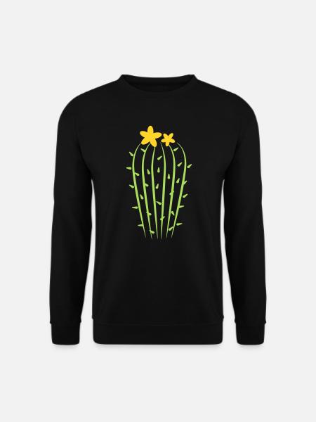 Kaktus Kostüm Pflanze Karneval Kakteen Karneval - Unisex Pullover - Schwarz
