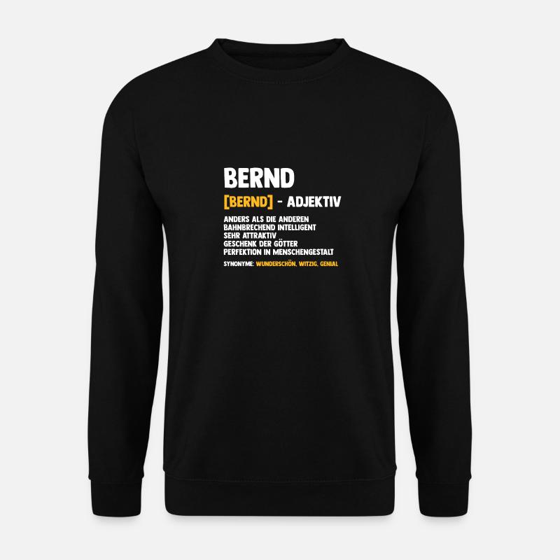 Bernd - Unisex Sweatshirt - black