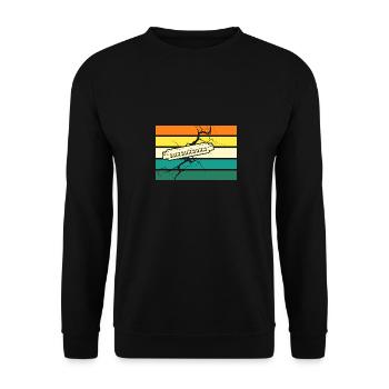 Harmonica Harmonica - Sweat-shirt Unisexe - noir - Devant - Alina (178cm) & Michal (187cm)