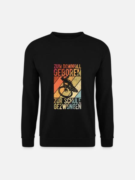 MTB Mountainbike Fahrradfahrer Geschenk für Offroa - Unisex Pullover - Schwarz