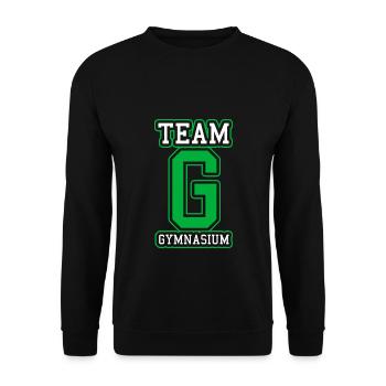 Schulkind Schulwechsel Beste Klasse Schulstart Gym - Unisex Pullover - Schwarz - Vorne - Alina (178cm) & Michal (187cm)