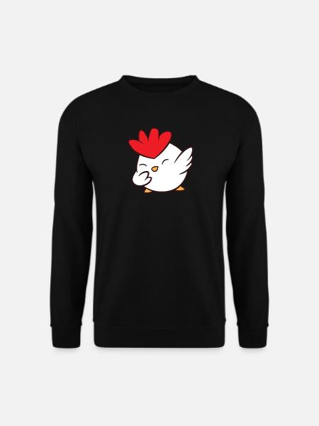 Chicken - Dab, dabbing, dabbing, dancing - Unisex Sweatshirt - black