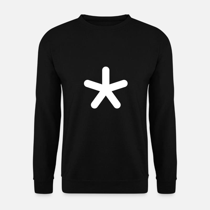 Astérisques ou astérisques de genre - Sweat-shirt Unisexe - noir