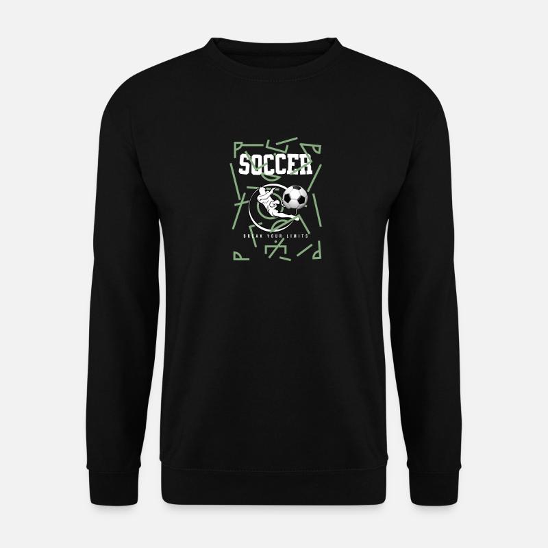 Soccer Break Your Limits - Unisex Sweatshirt - black