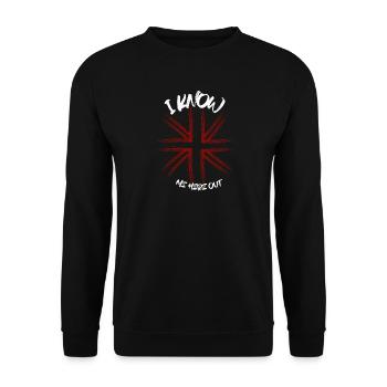 Je me connais ici - Sweat-shirt Unisexe - noir - Devant - Alina (178cm) & Michal (187cm)