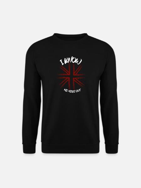I know me here out - Unisex Pullover - Schwarz