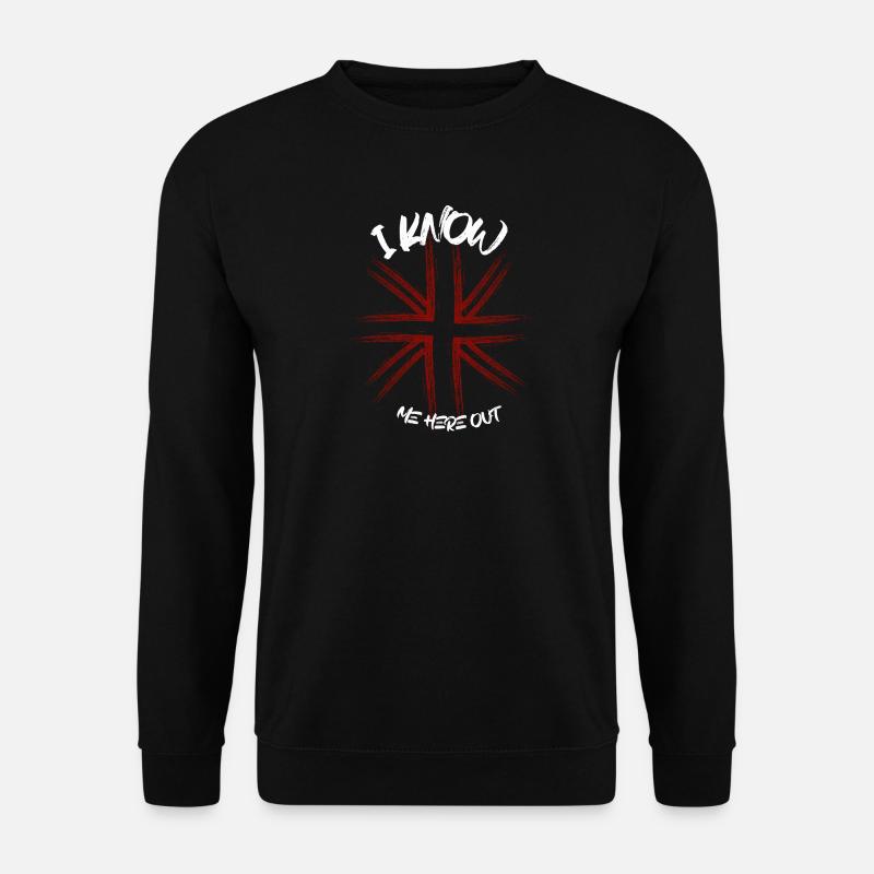 I know me here out - Unisex Pullover - Schwarz